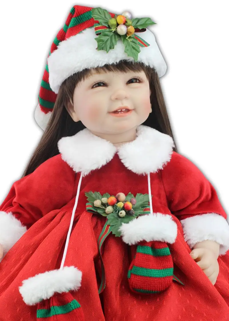Doll toys 22 inch bebe reborn bonecas for Christmas doll holiday gift fashion silicone vinyl baby reborn
Doll toys 22 inch bebe reborn bonecas for Christmas doll holiday gift fashion silicone vinyl baby reborn