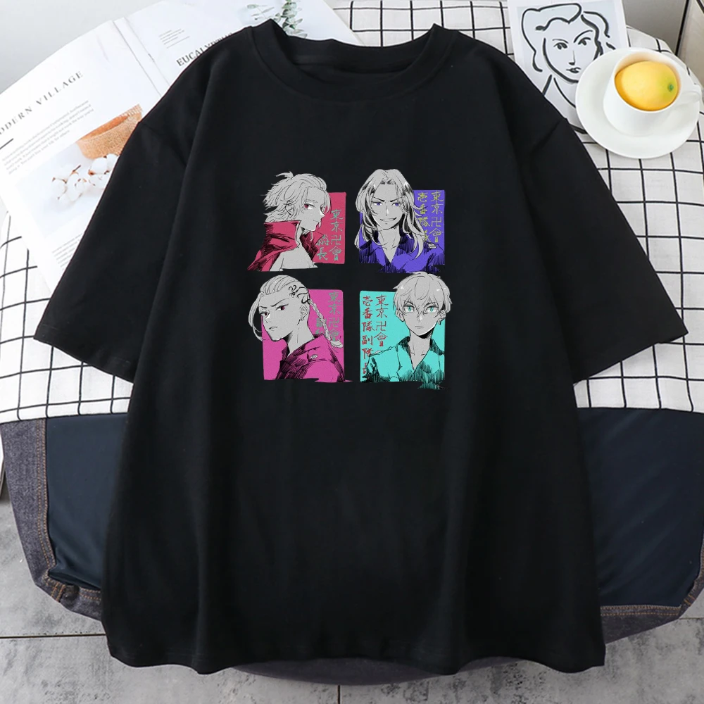 Tokyo Revengers Cartoon Print T Shirts Women Summer Short Sleeve Round Neck Tshirt Oversized Fashion Female T-shirts Clothes
Tokyo Revengers Cartoon Print T Shirts Women Summer Short Sleeve Round Neck Tshirt Oversized Fashion Female T-shirts Clothes
