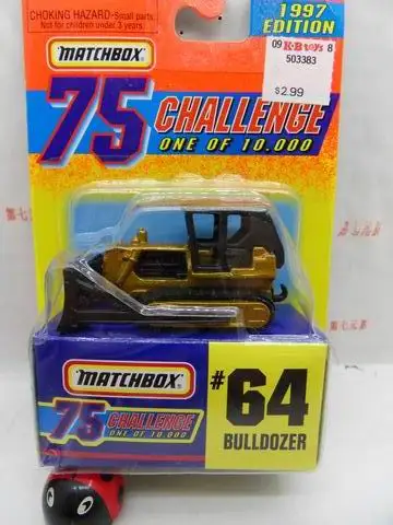 Matchbox 1/64 Crawler bulldozer Collection of Die-casting Simulation Alloy Model Car Toys
Matchbox 1/64 Crawler bulldozer Collection of Die-casting Simulation Alloy Model Car Toys