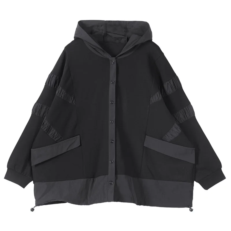 Max LuLu New Korean Designer Spring Fashion Clothes Womens Vintage Hooded Jacket Ladeis Casual Punk Coats Oversized Streetwear
Max LuLu New Korean Designer Spring Fashion Clothes Womens Vintage Hooded Jacket Ladeis Casual Punk Coats Oversized Streetwear