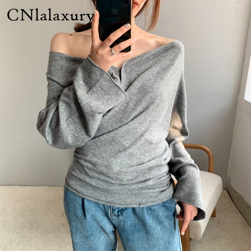 Sweet Elegant Loose Knitted Cardigan mujer 2020 Chic Reversible Cardigans Brief Students Casual Sweaters korean pull femme |