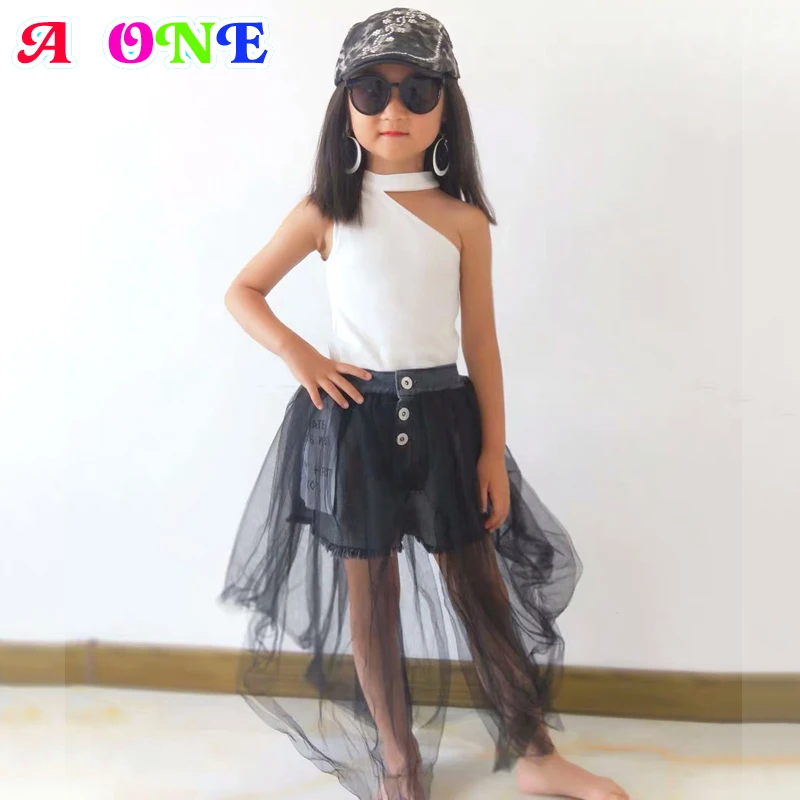 Summer girls tee tops baby vest kids t shirt girls fashion streetwear style clothes single shoulder cut out halter white black
Summer girls tee tops baby vest kids t shirt girls fashion streetwear style clothes single shoulder cut out halter white black