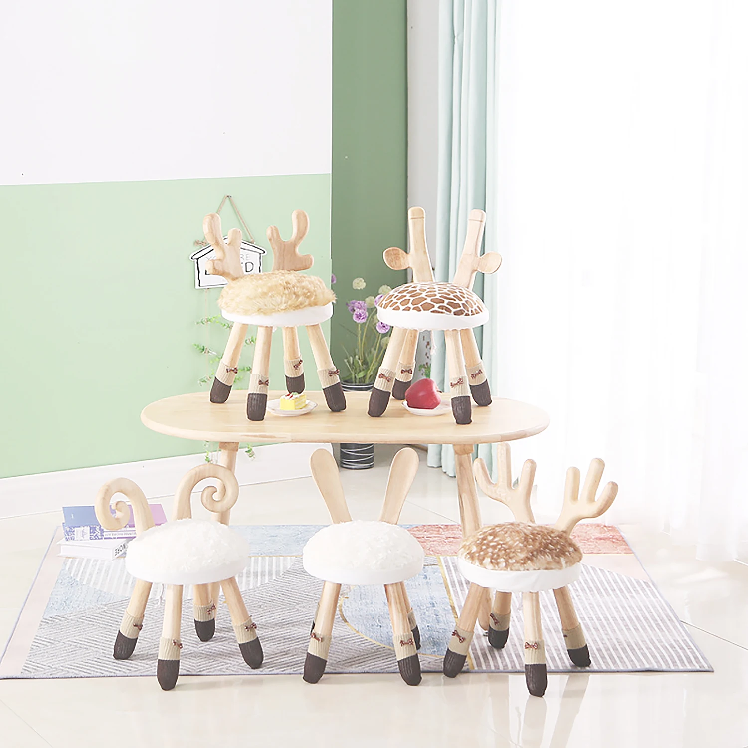 Children's pure Solid Wood Stool Kindergarten Table and Chair Baby Chair School Desk and Chair
Children's pure Solid Wood Stool Kindergarten Table and Chair Baby Chair School Desk and Chair