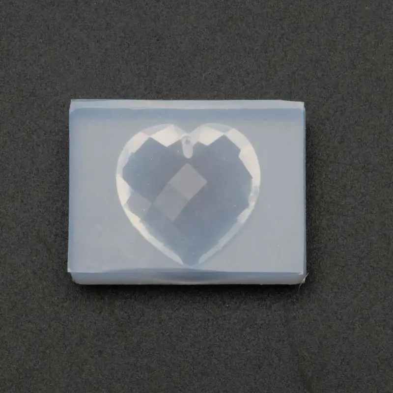 Faceted Heart Shape Pendant With Hanger Hole Epoxy Resin Mold Jewelry Making Tools
Faceted Heart Shape Pendant With Hanger Hole Epoxy Resin Mold Jewelry Making Tools