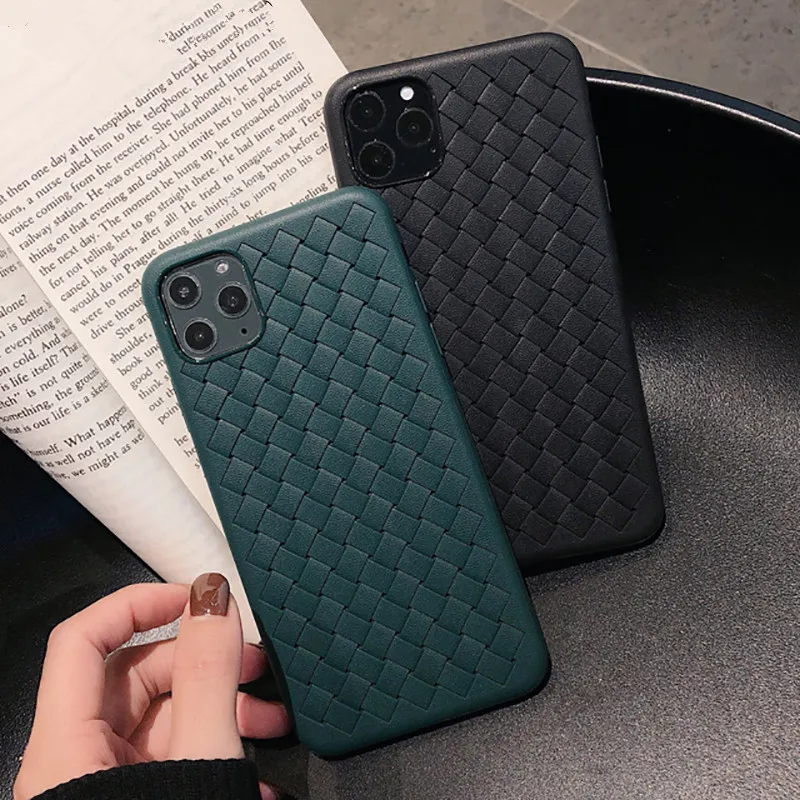 3D тканый чехол для iPhone 12 11 Pro Max Mini XS XR X 7 8 6 6S Plus Ультратонкий Мягкий силиконовый с
