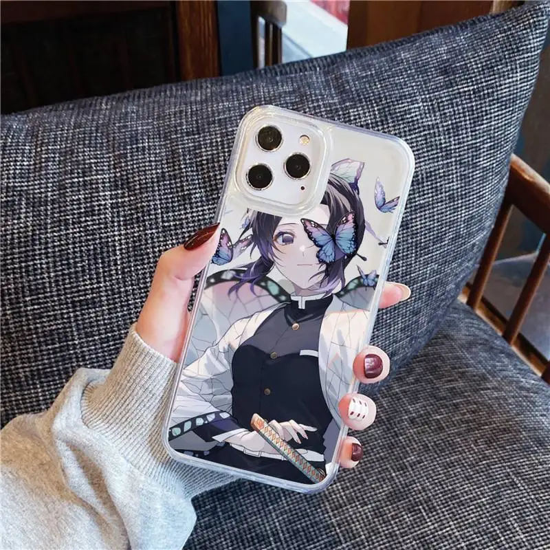 Kochou Shinobu Demon Slayer anime Phone Case Transparent for iPhone 12 11 mini pro XS MAX 6 6S 8 7 Plus X 5S SE 2020 XR
Kochou Shinobu Demon Slayer anime Phone Case Transparent for iPhone 12 11 mini pro XS MAX 6 6S 8 7 Plus X 5S SE 2020 XR