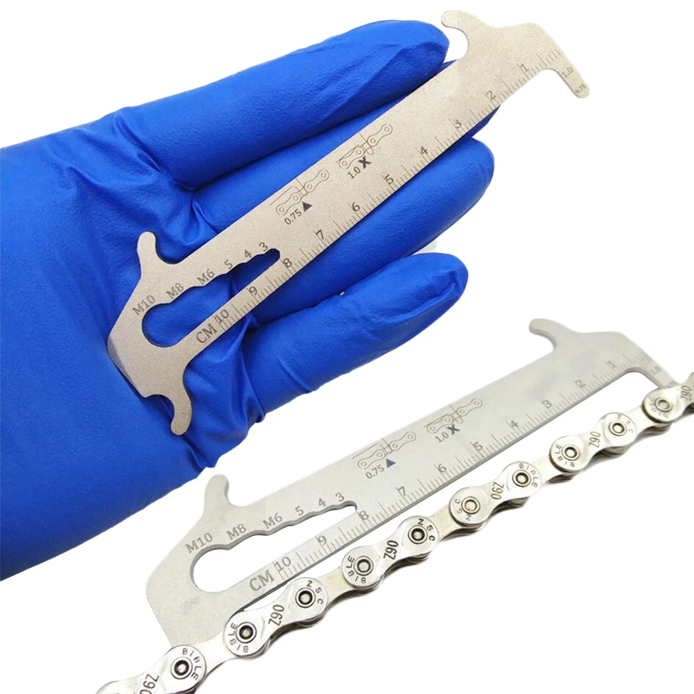 Bicycle Chain Checker Bike Chain Wear Indicator Tool Gauge Measuring Ruler Tool For Mountain Bike Road Bike
Bicycle Chain Checker Bike Chain Wear Indicator Tool Gauge Measuring Ruler Tool For Mountain Bike Road Bike