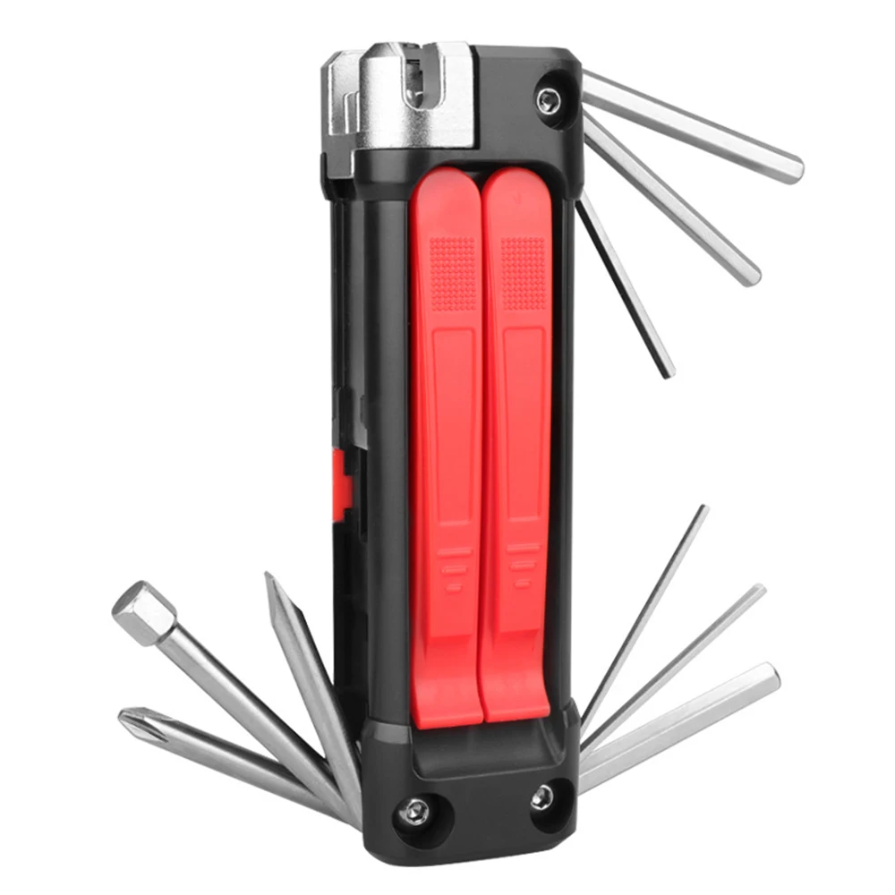 14 In 1 Bike Repair Kit Multifunctional Foldable Portable Bicycle Multitool Set For Road And Mountain Bikes Repair Tools
14 In 1 Bike Repair Kit Multifunctional Foldable Portable Bicycle Multitool Set For Road And Mountain Bikes Repair Tools