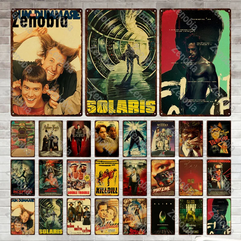 Vintage Movie Metal Poster Metal Sign Tin Sign Decorative Tin Plate Iron Painting Home Decoration Wall Art Stickers for Bar Club
Vintage Movie Metal Poster Metal Sign Tin Sign Decorative Tin Plate Iron Painting Home Decoration Wall Art Stickers for Bar Club