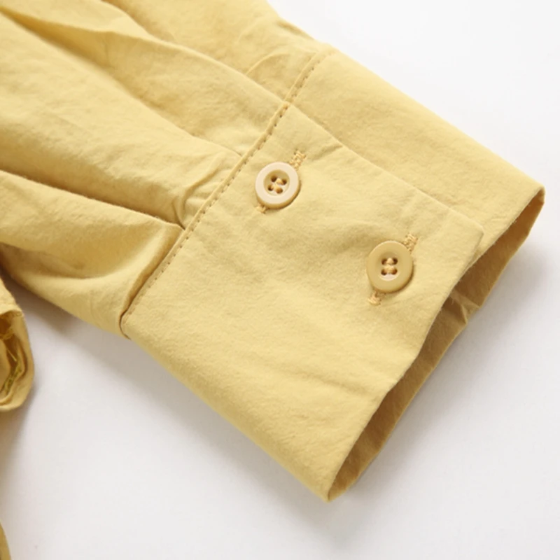 Loose Women'S Blouses Vintage Puff Sleeve Turn-Down Collar Shirts High Quality 2021 Spring Casual All-Match Street Blouses 
Loose Women'S Blouses Vintage Puff Sleeve Turn-Down Collar Shirts High Quality 2021 Spring Casual All-Match Street Blouses