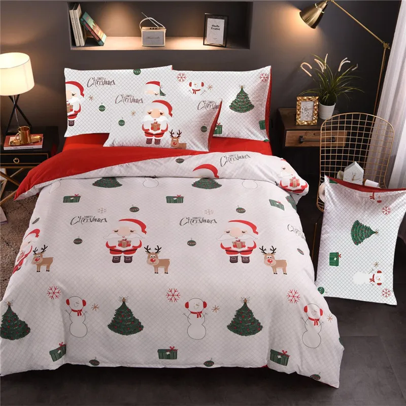 Christmas Decoration Santa Snowman Bed Cover Set Duvet Cover With Pillowcases Bedclothes Comforter Bedding Set Home Decor 61142
Christmas Decoration Santa Snowman Bed Cover Set Duvet Cover With Pillowcases Bedclothes Comforter Bedding Set Home Decor 61142
