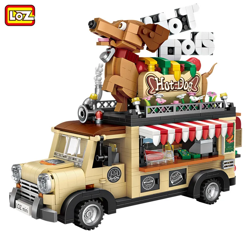 New Loz Small Particles Mini Building Blocks Assembled Children's Educational Toys Boutique Car Model Hot Dog Car 1116
New Loz Small Particles Mini Building Blocks Assembled Children's Educational Toys Boutique Car Model Hot Dog Car 1116