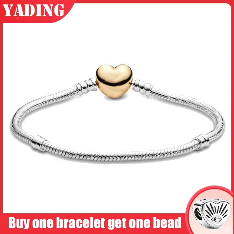 FIT original authentic 925 sterling silver pando charm chain bracelet for women fashion classic luxury jewelry heart bracelet
FIT original authentic 925 sterling silver pando charm chain bracelet for women fashion classic luxury jewelry heart bracelet
