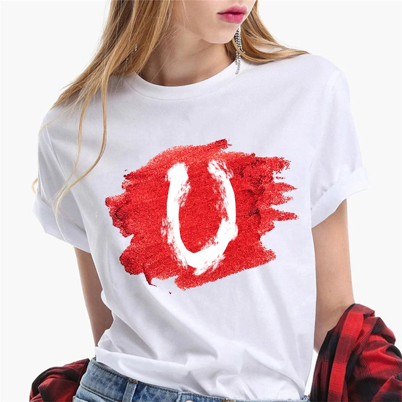 Women T-shirt 2021 Alphabet Letter print Tshirt Ladies Tee Top vogue Graphic Female T shirts Harajuku woman clothes tshirt femme
Women T-shirt 2021 Alphabet Letter print Tshirt Ladies Tee Top vogue Graphic Female T shirts Harajuku woman clothes tshirt femme