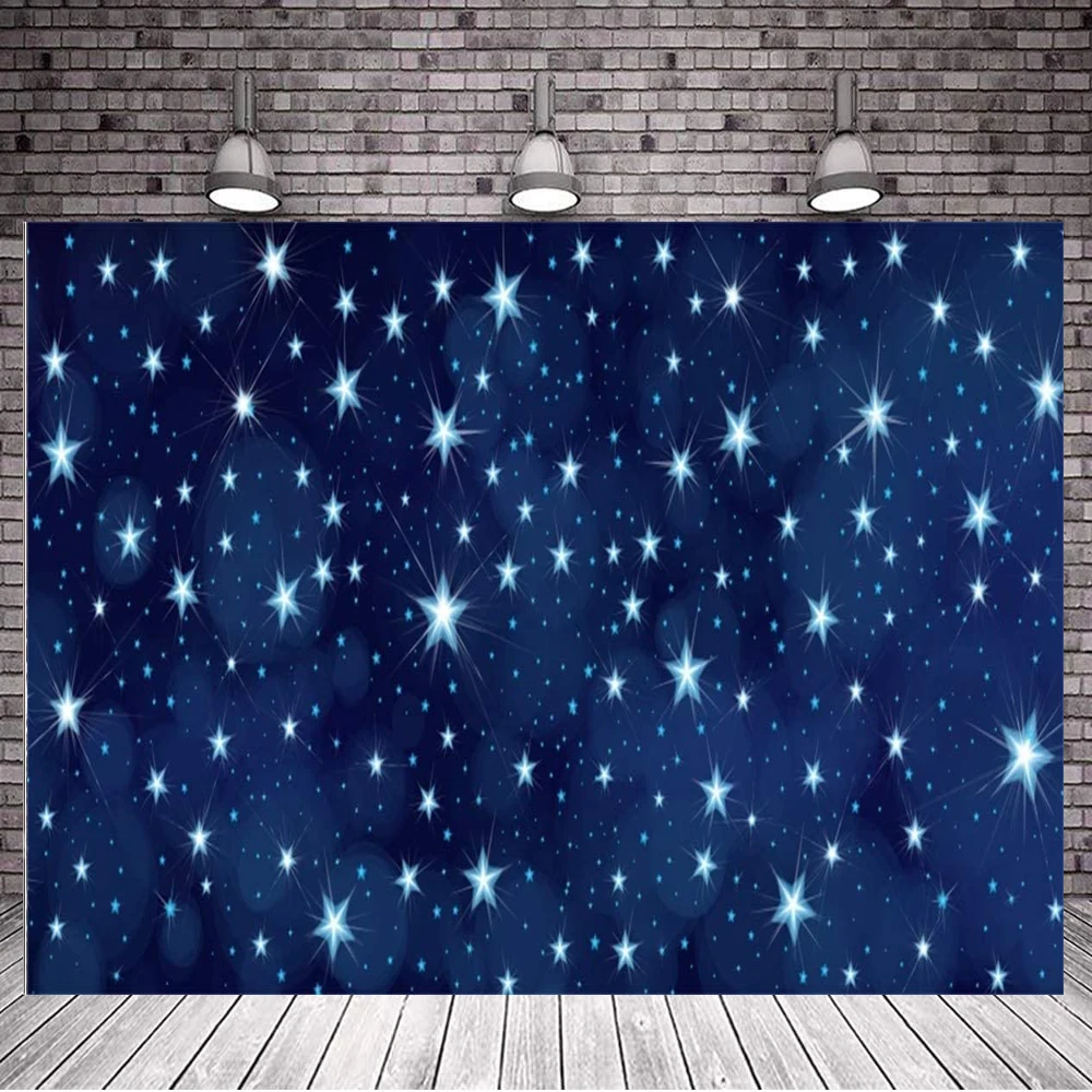 

Starry Outer Space Background Cloth Banner Shining Universe Stars Galaxy Night Sky Nebula Backdrop Fantastic Shower Baby Dream