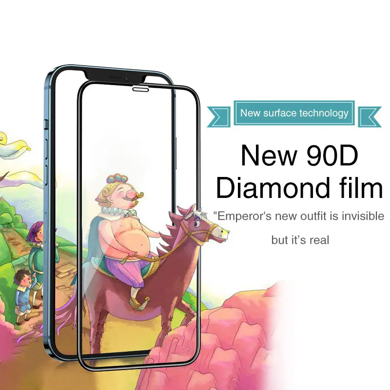 New 90D Full Cover Protective Glass On For iPhone 12 11 13 Pro Max XR Screen Protector For iPhone 12 13 Mini Tempered Glass film
New 90D Full Cover Protective Glass On For iPhone 12 11 13 Pro Max XR Screen Protector For iPhone 12 13 Mini Tempered Glass film