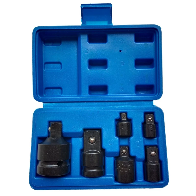 6PCS Conversion Sleeve Chrome Molybdenum Steel Pneumatic 360 Degree Large, Medium And Small Flying Wrench
6PCS Conversion Sleeve Chrome Molybdenum Steel Pneumatic 360 Degree Large, Medium And Small Flying Wrench