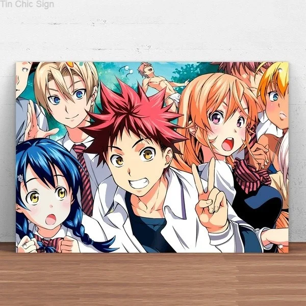 Tin Chic Sign Food Wars Shokugeki Anime Metal Tin Sign Metal Sign Wall Decor Japanese Anime Poster Manga Anime Decor Anime Gi
Tin Chic Sign Food Wars Shokugeki Anime Metal Tin Sign Metal Sign Wall Decor Japanese Anime Poster Manga Anime Decor Anime Gi
