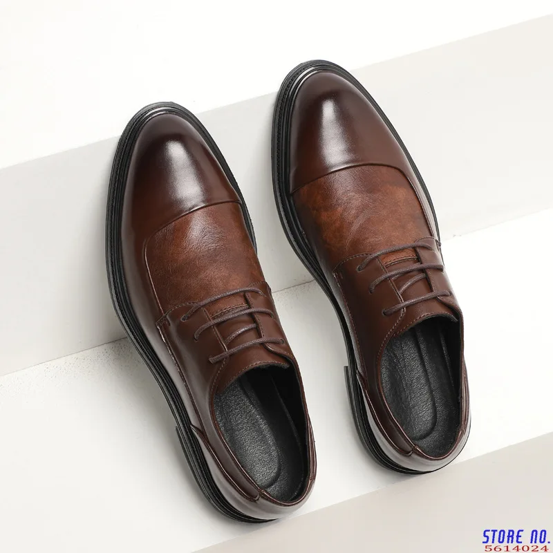 Oxford Mens Dress Shoes Formal Business Lace-up Full Grain Leather Minimalist Shoes for Men men dress shoes 
Oxford Mens Dress Shoes Formal Business Lace-up Full Grain Leather Minimalist Shoes for Men men dress shoes