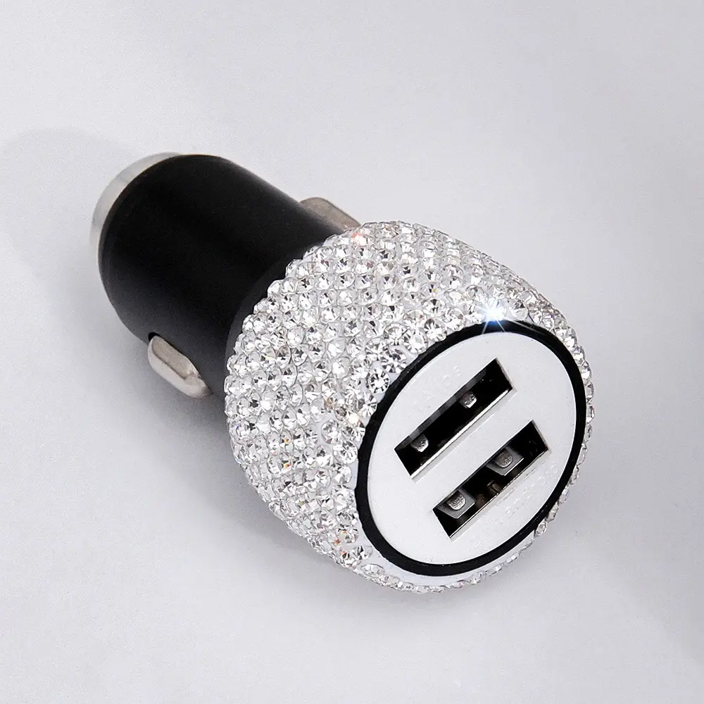 Diamond Car Phone Safety Hammer Charger Dual USB Fast-charged Diamond Car Phone Aluminum Alloy Car Charger New
Diamond Car Phone Safety Hammer Charger Dual USB Fast-charged Diamond Car Phone Aluminum Alloy Car Charger New