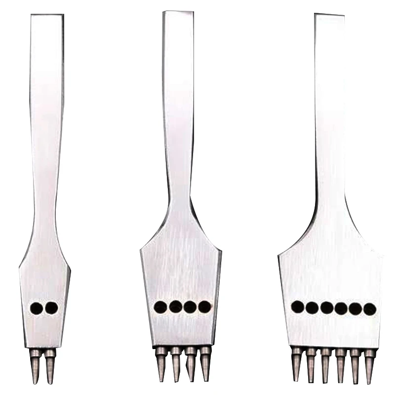 3Pcs 4mm Leather Craft Round Hole Leather Puncher Detachable Seam Punching Chisel Tool/Set
3Pcs 4mm Leather Craft Round Hole Leather Puncher Detachable Seam Punching Chisel Tool/Set