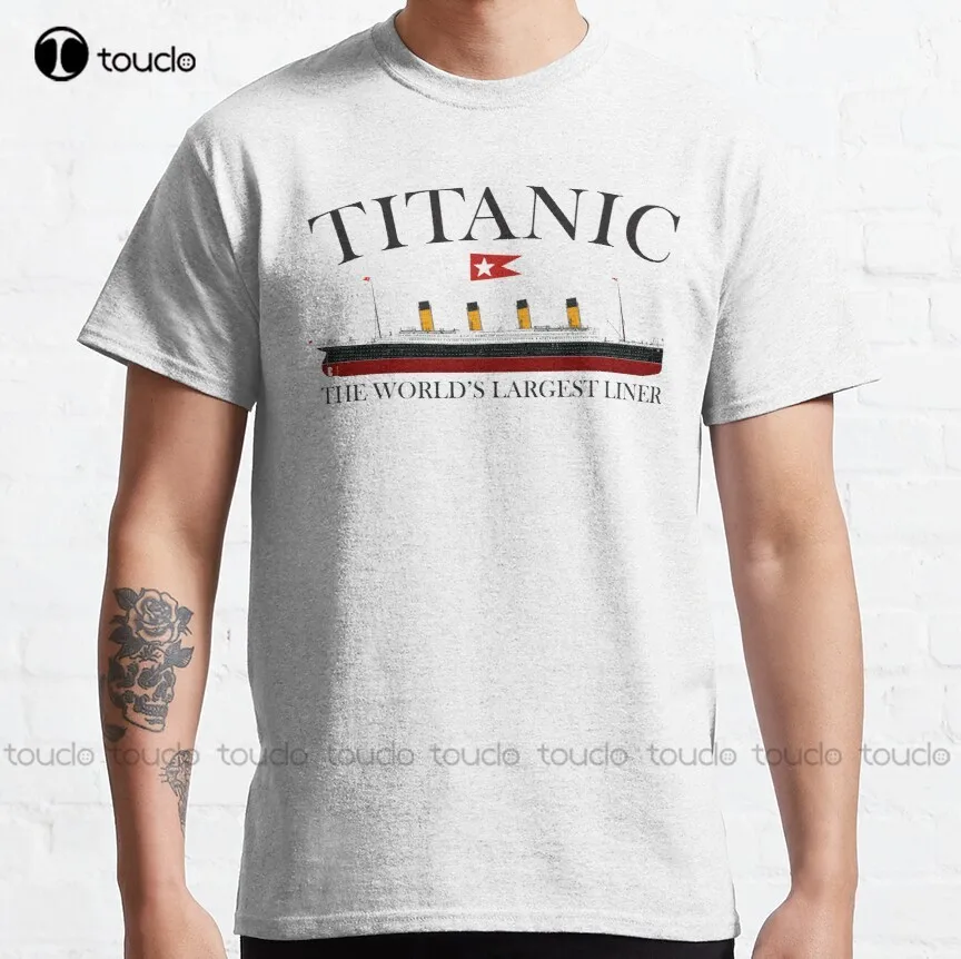 Titanic. 1912 Rms Titanic Cruise Ship Disaster. Classic T-Shirt Boys Tshirts Custom Aldult Teen Unisex Digital Printing Xs-5Xl
Titanic. 1912 Rms Titanic Cruise Ship Disaster. Classic T-Shirt Boys Tshirts Custom Aldult Teen Unisex Digital Printing Xs-5Xl