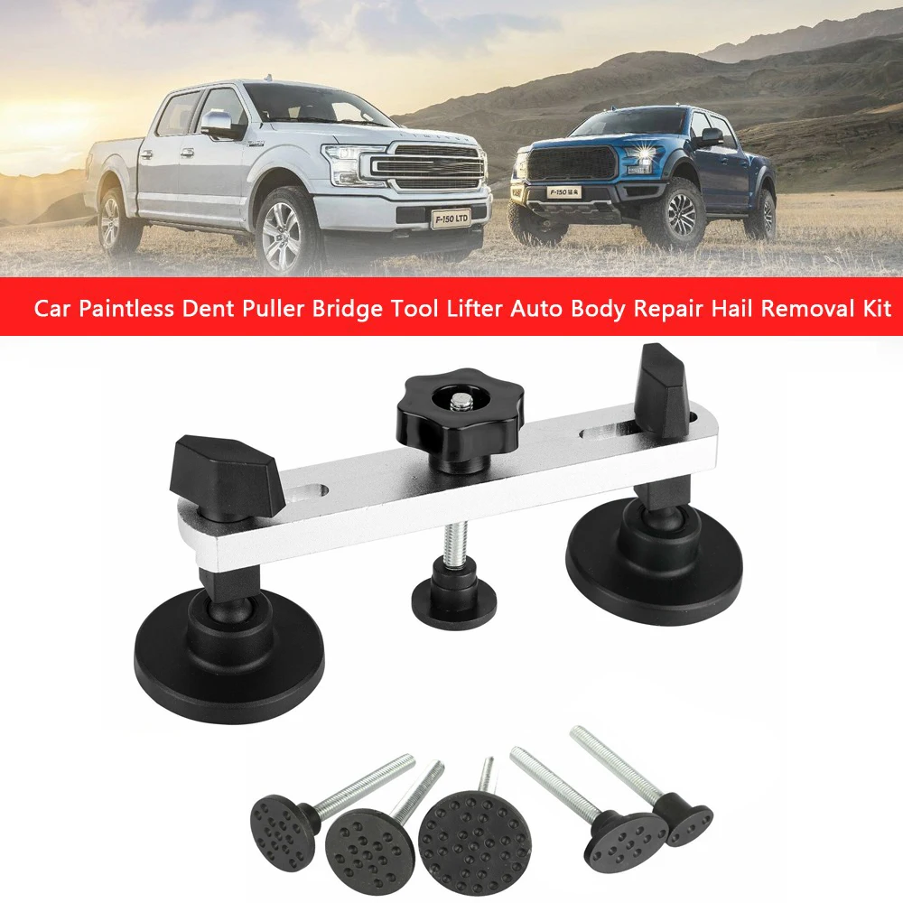 Areyourshop Car Paintless Dent Puller Bridge Tool Lifter Auto Body Repair Hail Removal Kit for All Cars Universal Auto Parts
Areyourshop Car Paintless Dent Puller Bridge Tool Lifter Auto Body Repair Hail Removal Kit for All Cars Universal Auto Parts