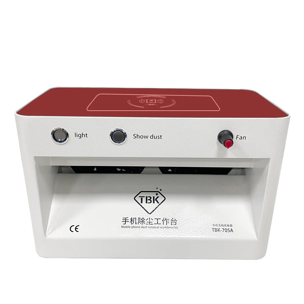 TBK-705A Dust Showcase Mobile Phone Dirt Removal Workbench LED Scratch Crack Detection Cleaning Bench
TBK-705A Dust Showcase Mobile Phone Dirt Removal Workbench LED Scratch Crack Detection Cleaning Bench