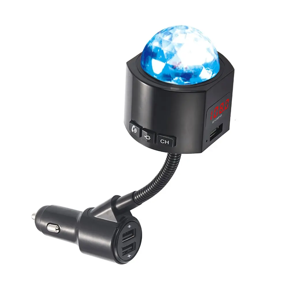 NEW Hands-Free Car Kit MP3 Player With Ambient Light 3 USB Port Car Charger Wireless Audio Receiver Allows For Hands-Free Calls
NEW Hands-Free Car Kit MP3 Player With Ambient Light 3 USB Port Car Charger Wireless Audio Receiver Allows For Hands-Free Calls