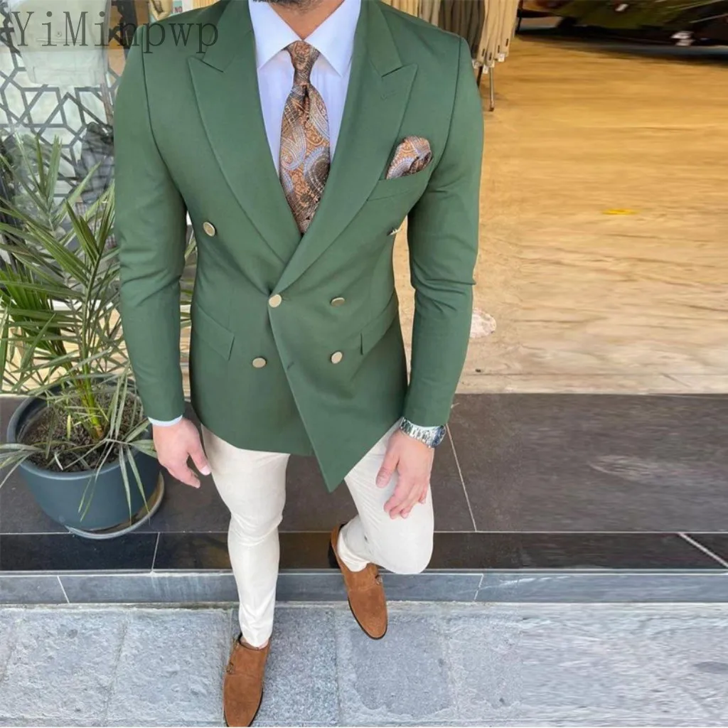 Olive Men Suits Peaked Lapel Double Breasted Blazer Jacket Men Tuxedos Groom Wedding Suits Costume Mariage 2 Piece Coat+Pant
Olive Men Suits Peaked Lapel Double Breasted Blazer Jacket Men Tuxedos Groom Wedding Suits Costume Mariage 2 Piece Coat+Pant