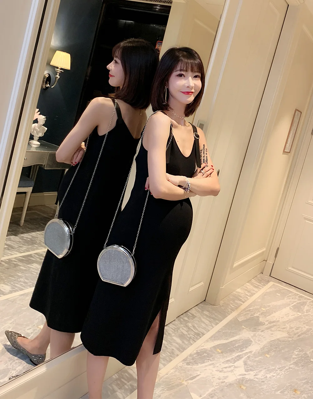 Maternity Dress Knitted Cotton Slit Dungaree Maternity Set Clothes Adjustable Shoulder Strap Pregnancy Clothes Maternity Dresses
Maternity Dress Knitted Cotton Slit Dungaree Maternity Set Clothes Adjustable Shoulder Strap Pregnancy Clothes Maternity Dresses