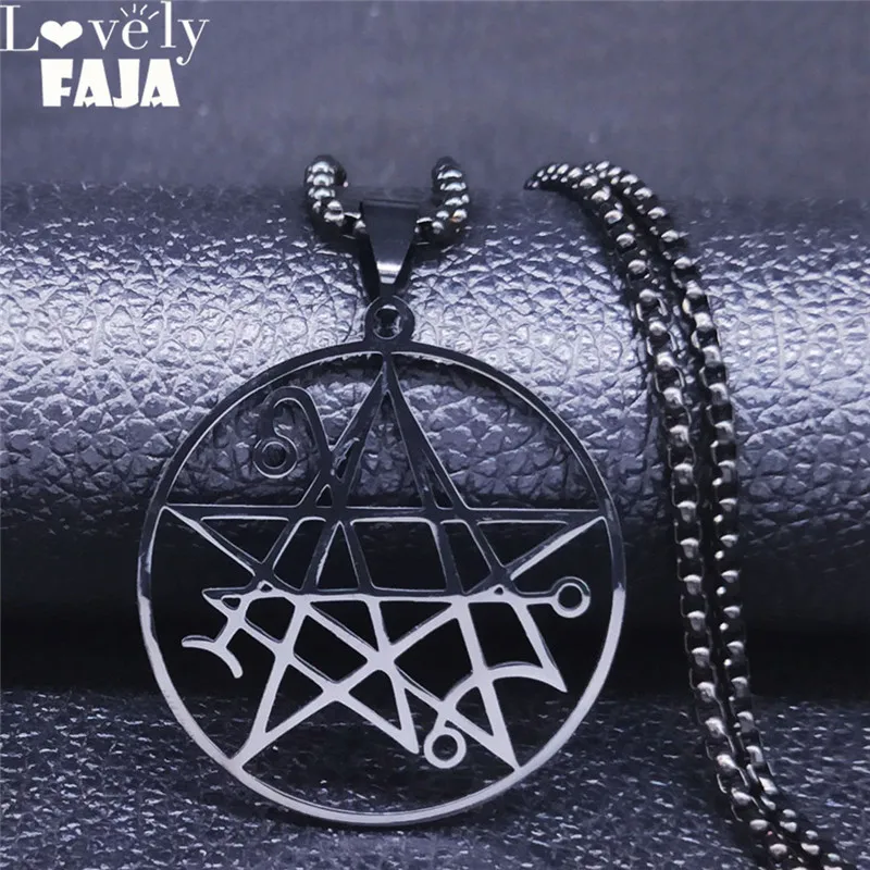 Ошейник Colgante Satanic LOVECRAFT CTHULHU Некрономикон нашивка satanic Anillo булавка из нержавеющей