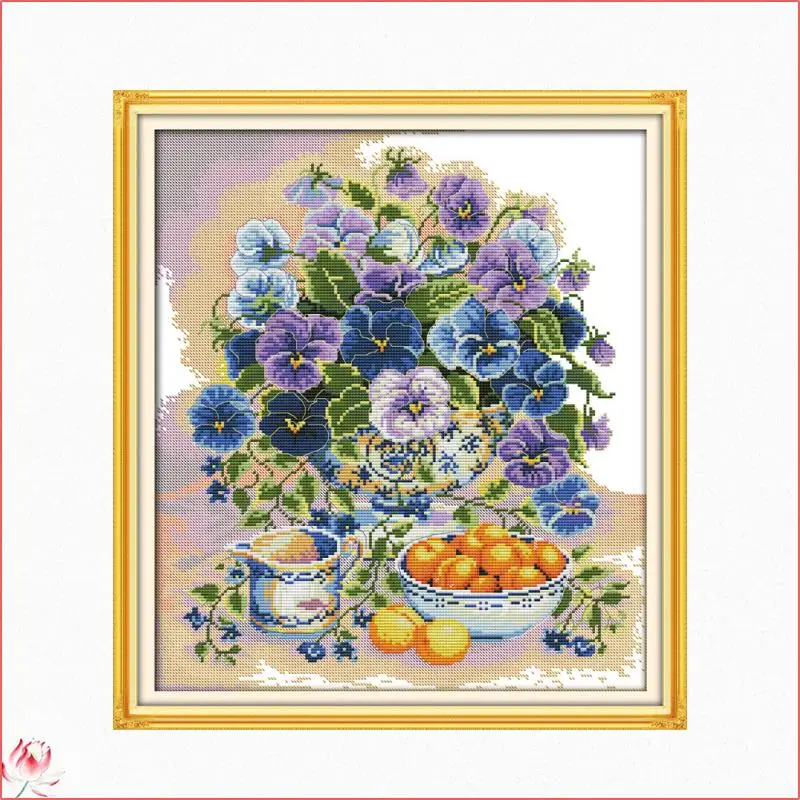 Flowers And Fruit Patterns Counted 11CT 14CT DIY Cross Stitch Sets Cross-stitch Kits Embroidery Needlework Home Deco Crafts
Flowers And Fruit Patterns Counted 11CT 14CT DIY Cross Stitch Sets Cross-stitch Kits Embroidery Needlework Home Deco Crafts