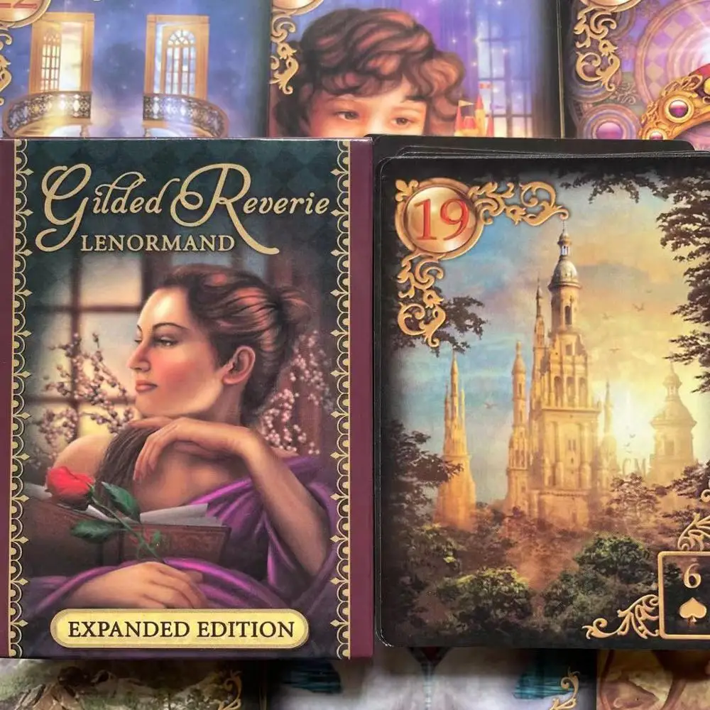 44pcs New Oracle Tarot Cards Glided Reverie Lenormand Expanded Edition Board Deck Games Palying Cards For Party Game
44pcs New Oracle Tarot Cards Glided Reverie Lenormand Expanded Edition Board Deck Games Palying Cards For Party Game