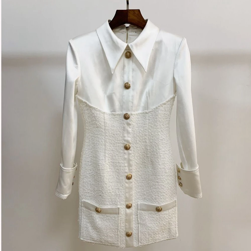 2019 Women White Elegant Dress Fashion Button Long Sleeve Bodycon Solid Mini Club Autumn Winter Runway Celebrity Party Dresses
2019 Women White Elegant Dress Fashion Button Long Sleeve Bodycon Solid Mini Club Autumn Winter Runway Celebrity Party Dresses