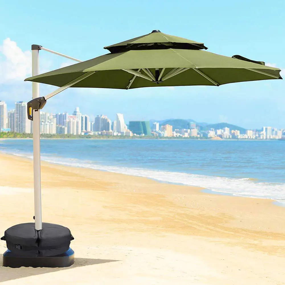 85Pounds Outdoor Patio Umbrella Base Weight Bag Weatherproof Parasol Umbrella Heavy Duty Sand Bags Stand Base For Home Hotel Use
85Pounds Outdoor Patio Umbrella Base Weight Bag Weatherproof Parasol Umbrella Heavy Duty Sand Bags Stand Base For Home Hotel Use