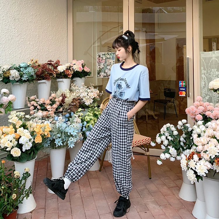 Preppy Style Cartoon round Neck Short Sleeve T-shirt for Women Ins Trendy Loose Korean Style 2021 New Summer Top Small
Preppy Style Cartoon round Neck Short Sleeve T-shirt for Women Ins Trendy Loose Korean Style 2021 New Summer Top Small