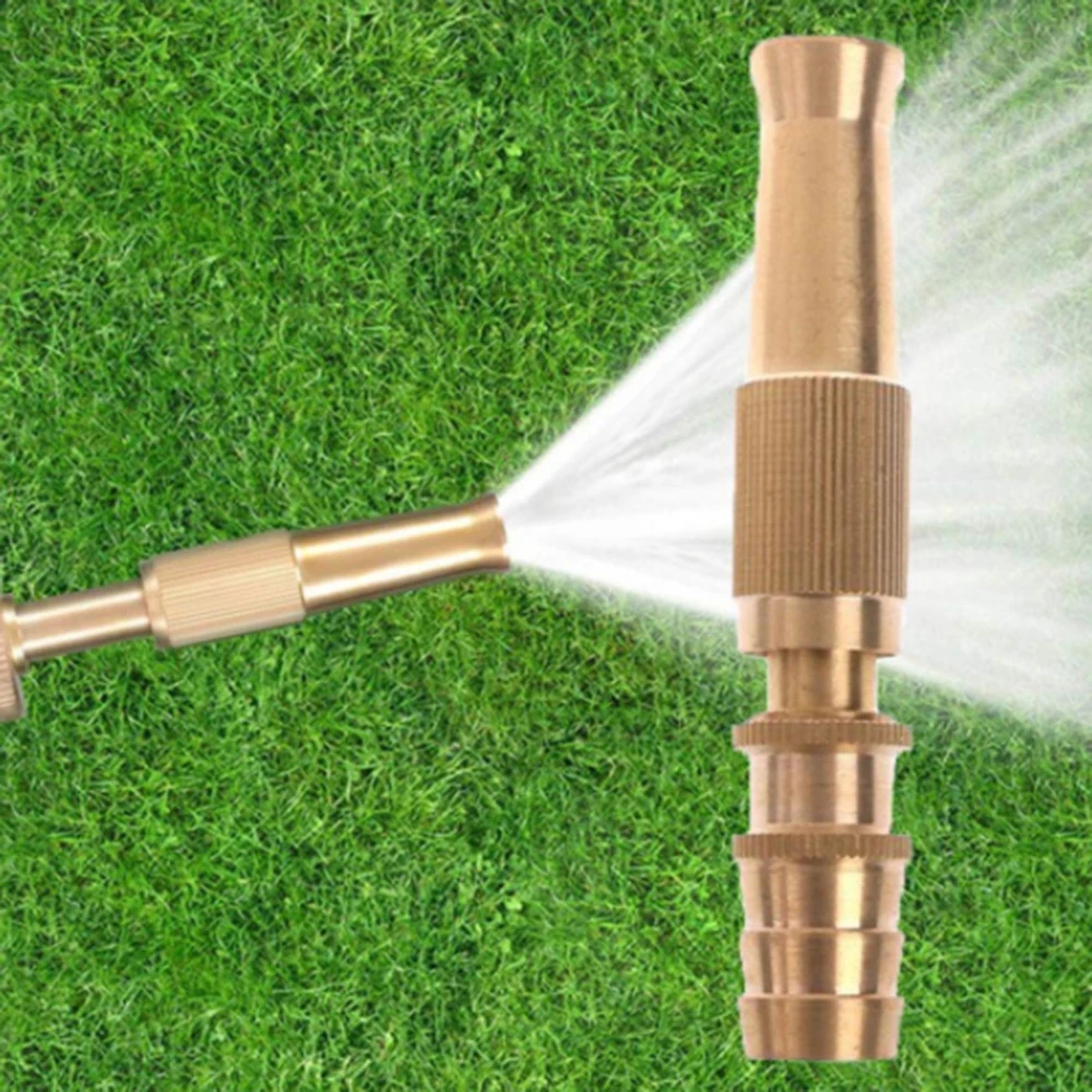 Garden Irrigation Spray Gun Adjustable Brass Sprinkler 1/2 Garden Hose Sprinkler System Car Wash lawn Watering Water Gun
Garden Irrigation Spray Gun Adjustable Brass Sprinkler 1/2 Garden Hose Sprinkler System Car Wash lawn Watering Water Gun