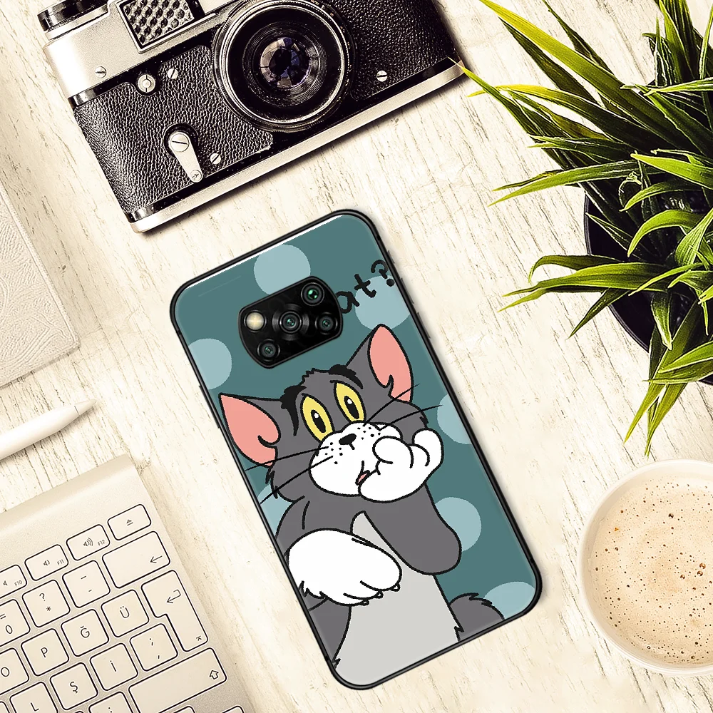 Cartoon Cat Tom and mouse Jerry Phone case Cover Hull For Xiaomi Mi A2 A3 8 9 9T Note 10 Se Lite Pro black Shell Painting Cell
Cartoon Cat Tom and mouse Jerry Phone case Cover Hull For Xiaomi Mi A2 A3 8 9 9T Note 10 Se Lite Pro black Shell Painting Cell
