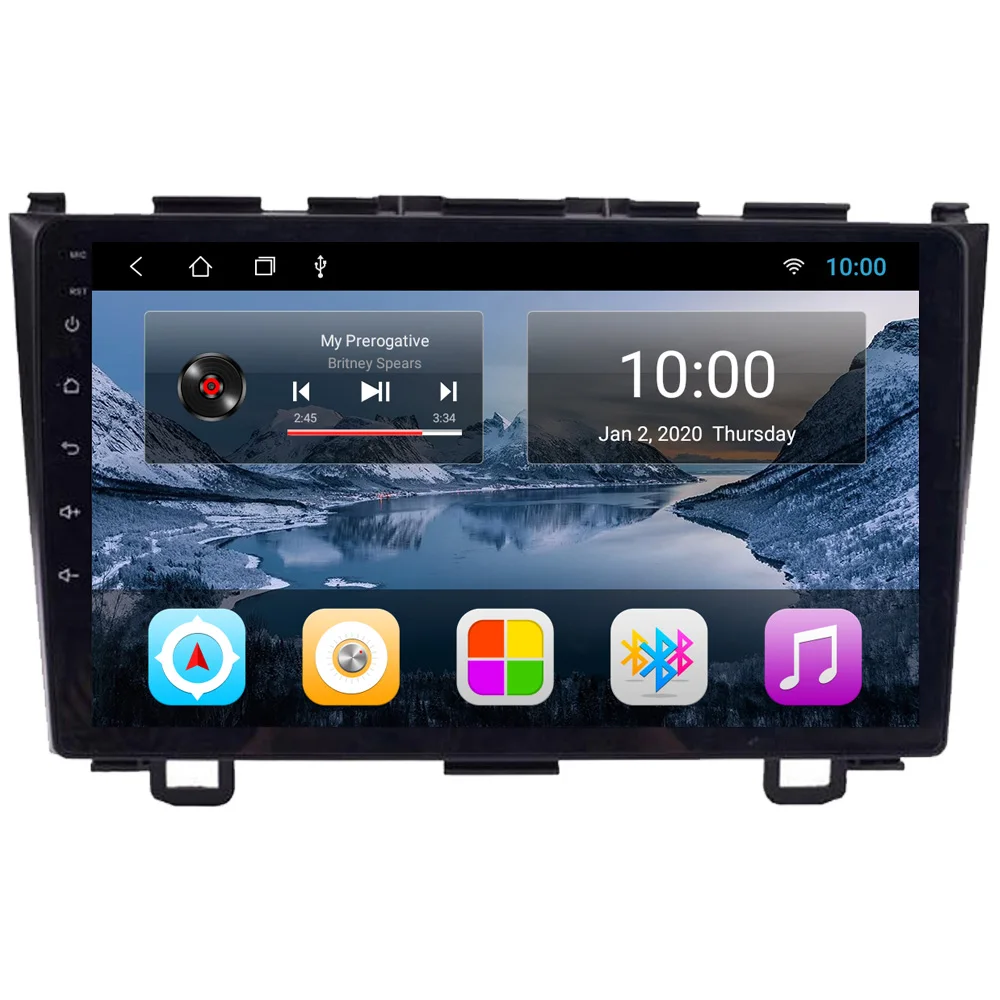 Автомагнитола для Honda CRV 2006 2011 Android 10 стерео GPS навигация СБ Navi мультимедийная