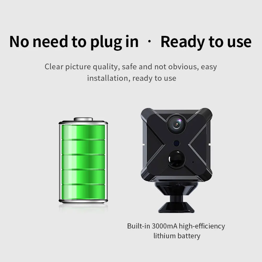 X9 HD 1080P Mini Camera WiFi Camera CMOS Sensor IR Night Vision Camcorder Wireless Home Security Monitor Cam Smart Recorder
X9 HD 1080P Mini Camera WiFi Camera CMOS Sensor IR Night Vision Camcorder Wireless Home Security Monitor Cam Smart Recorder