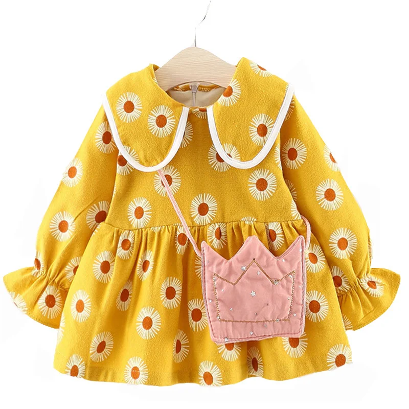 Girls Dresses Clothes Winter Fall Long Sleeve Dress For Children Kids Costumes Baby Rompers Bag Vestidos Nina Robe Bebe Fille
Girls Dresses Clothes Winter Fall Long Sleeve Dress For Children Kids Costumes Baby Rompers Bag Vestidos Nina Robe Bebe Fille