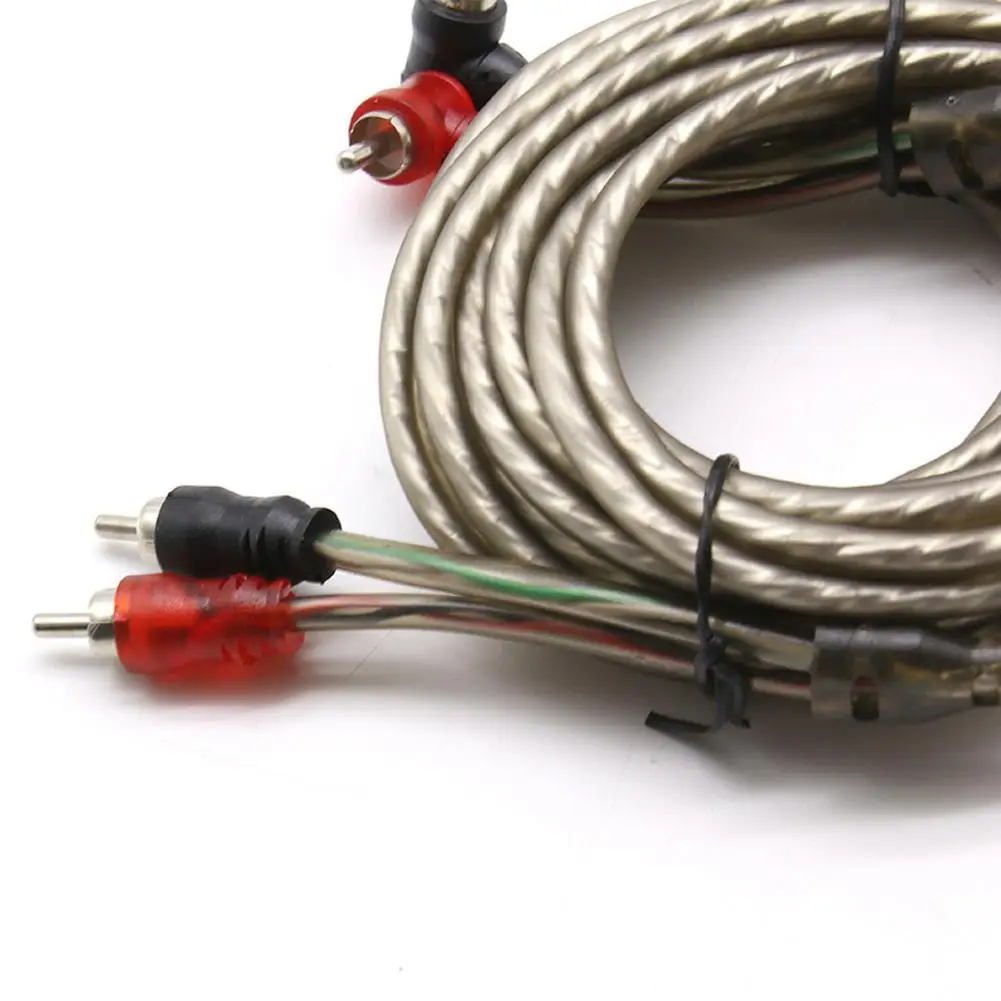 Car Audio Cable 5m Fine Copper Audio Signal Cable for Car Audio Refit Car Accessories
Car Audio Cable 5m Fine Copper Audio Signal Cable for Car Audio Refit Car Accessories