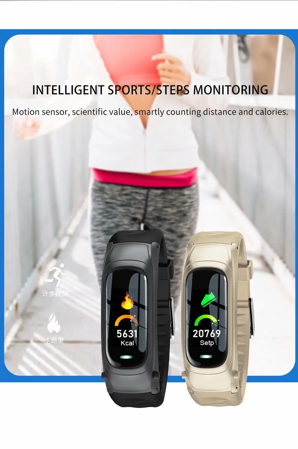 Smart Bracelet Bluetooth Earphone Answer Call Voice Control Smart Band Heart Rate Fitness Tracker Sport Watch IP67 Waterproof
Smart Bracelet Bluetooth Earphone Answer Call Voice Control Smart Band Heart Rate Fitness Tracker Sport Watch IP67 Waterproof