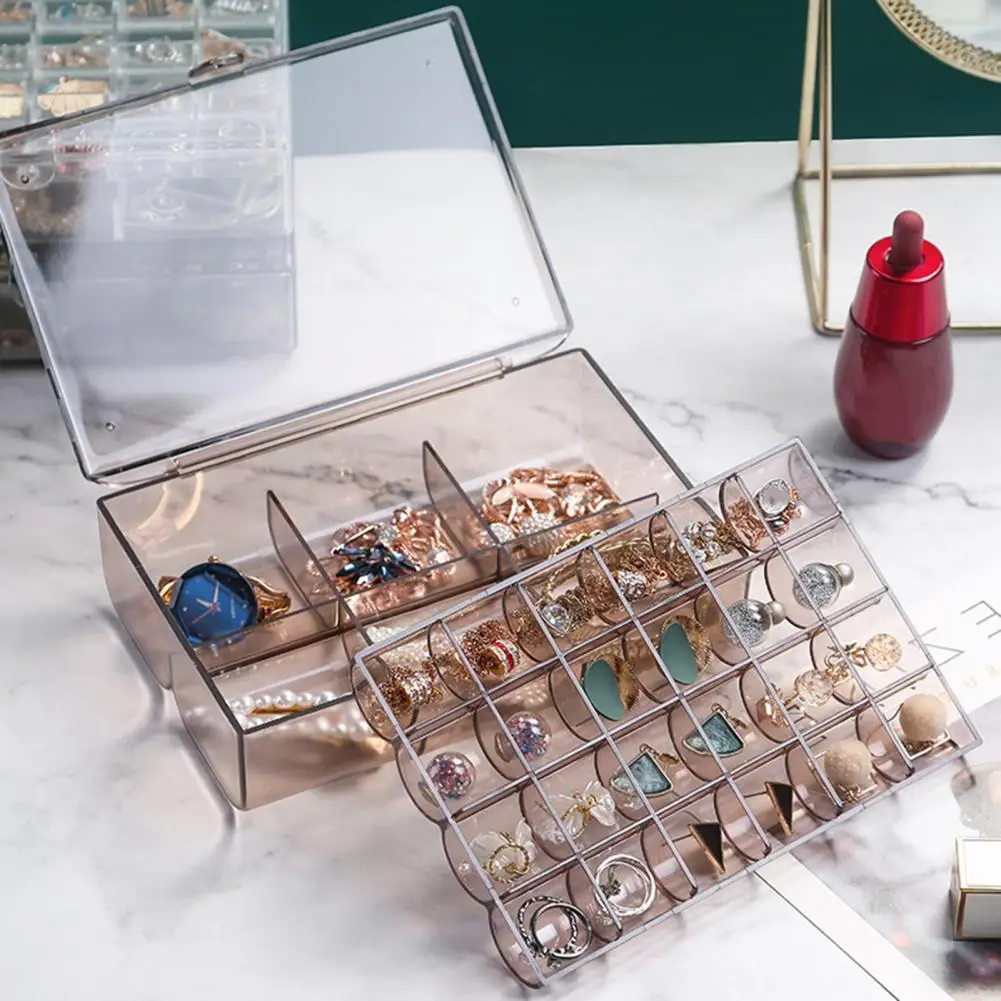 Organizer Box Excellent Earring Bracelet Storage Box Jewelry Display Holder Multi-compartments Ultra-light Storage Case
Organizer Box Excellent Earring Bracelet Storage Box Jewelry Display Holder Multi-compartments Ultra-light Storage Case