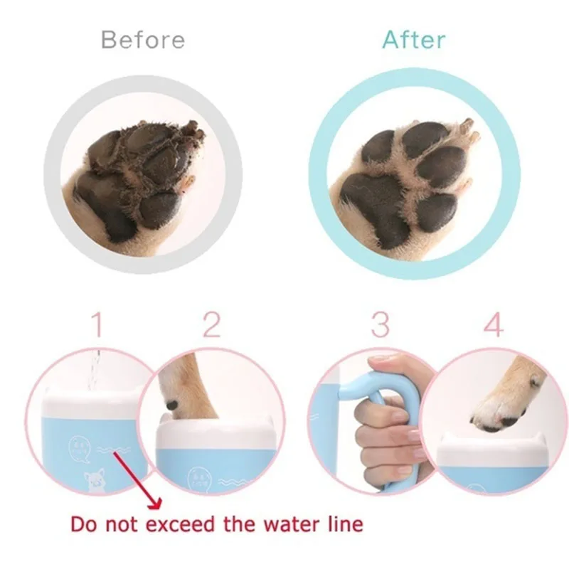 Outdoor portable pet dog paw cleaner cup soft silicone foot washer clean dog paws one click manual quick feet wash cleaner
Outdoor portable pet dog paw cleaner cup soft silicone foot washer clean dog paws one click manual quick feet wash cleaner