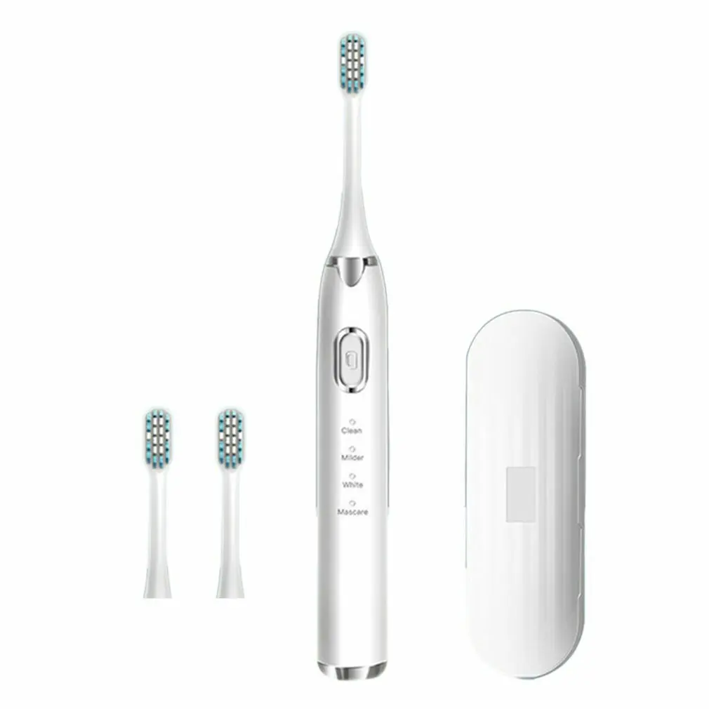 Ultrasonic Electric Toothbrush Adult Timer Brush 16 Gear USB Charger Rechargeable Tooth Brushes Replacement Heads Set
Ultrasonic Electric Toothbrush Adult Timer Brush 16 Gear USB Charger Rechargeable Tooth Brushes Replacement Heads Set