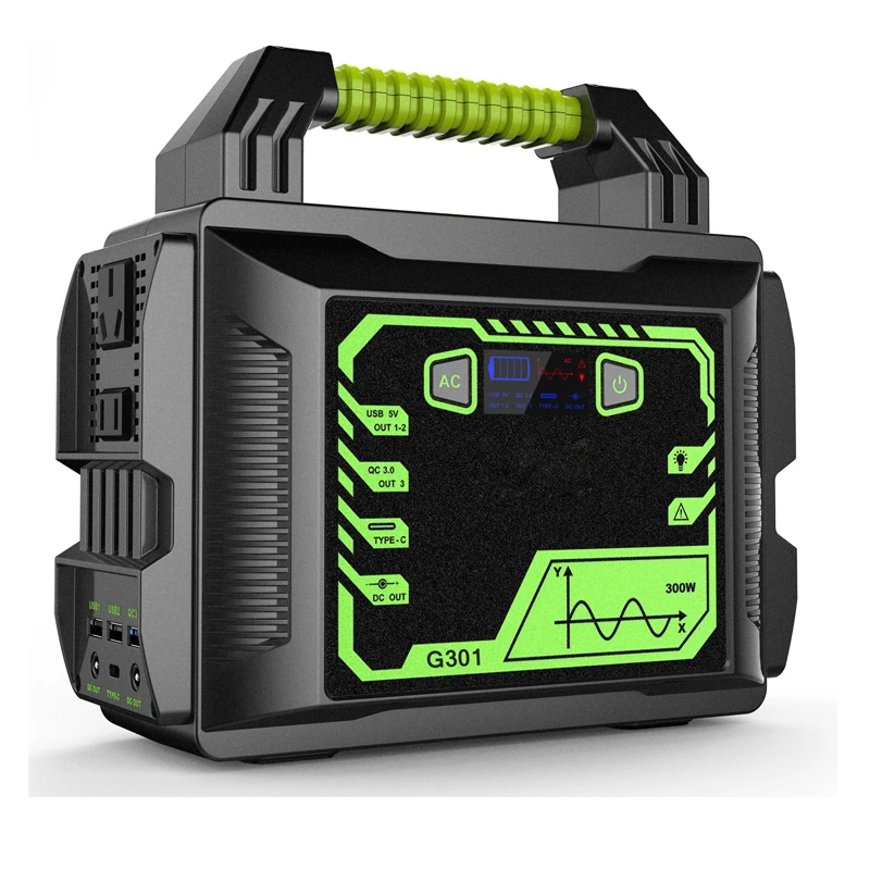 2020 Newest Version 300W Home Appliances Solar Power Generator Wireless Charge Portable Power Station With LED Light
2020 Newest Version 300W Home Appliances Solar Power Generator Wireless Charge Portable Power Station With LED Light