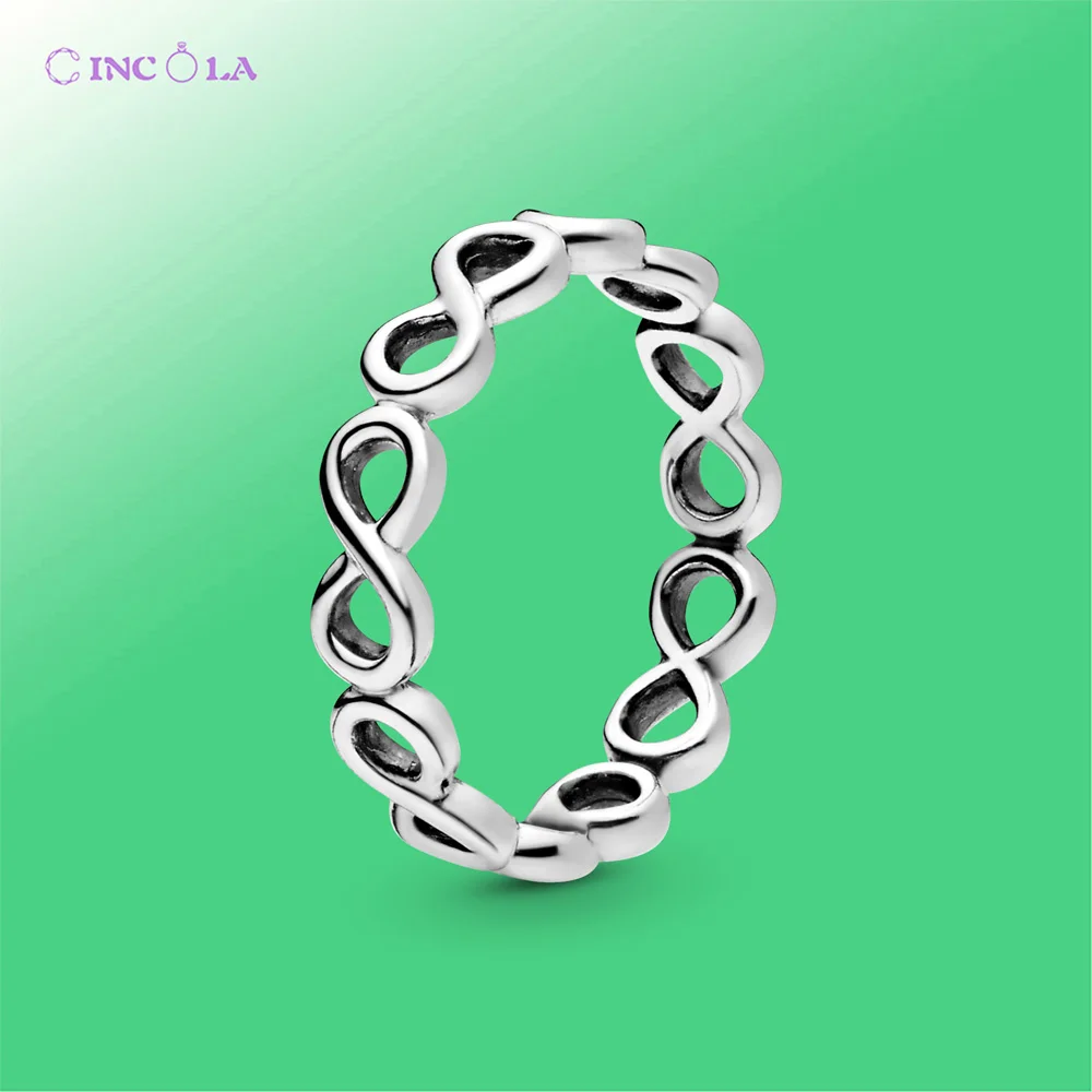 Женское кольцо из серебра 925 пробы, с бесконечностью
Женское кольцо из серебра 925 пробы, с бесконечностью