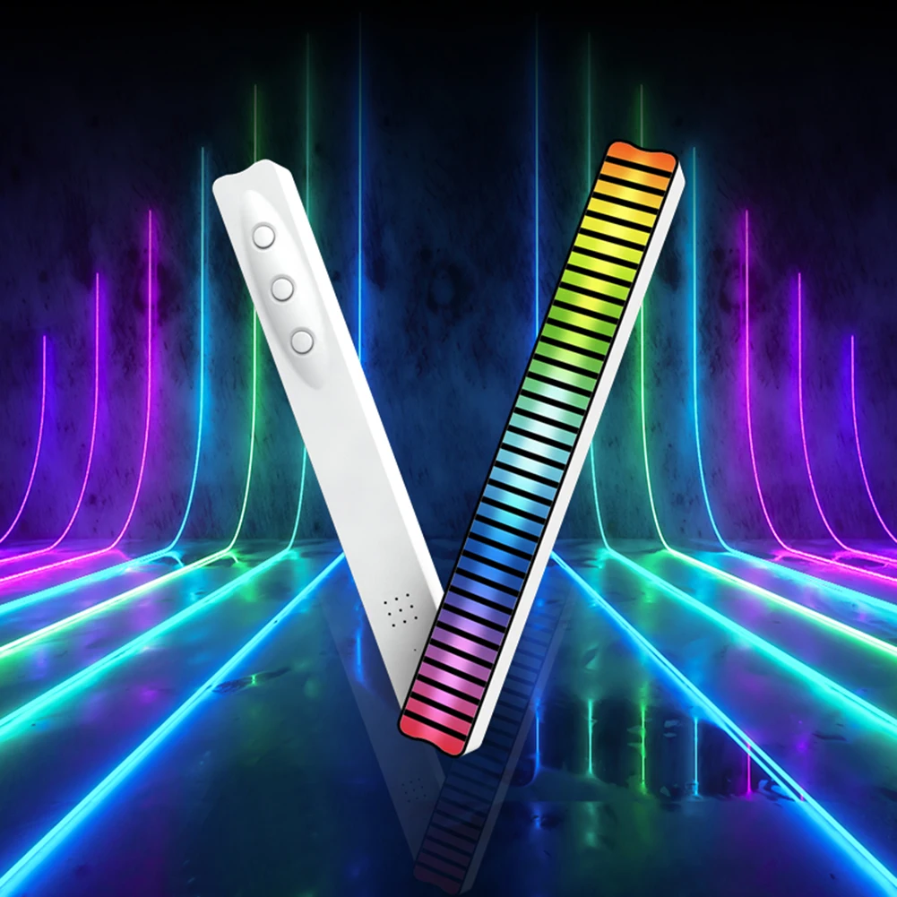 Strip Light Computer Car Colorful Sound Control Light USB/Rechargeable Battery APP Control 32 LED Voice Activated Pickup Rhythm
Strip Light Computer Car Colorful Sound Control Light USB/Rechargeable Battery APP Control 32 LED Voice Activated Pickup Rhythm